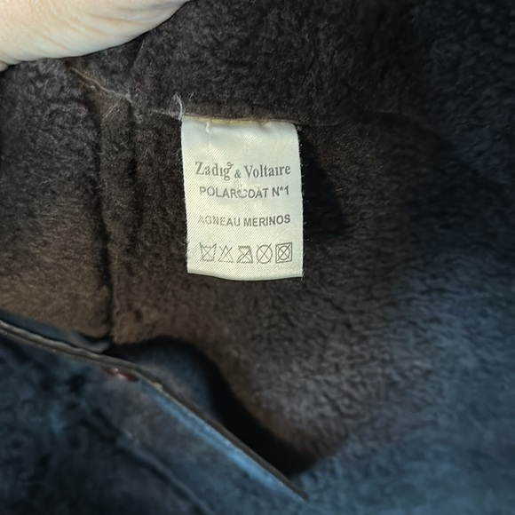 ZADIG & VOLTAIRE SHEARLING COAT - Picture 8 of 14